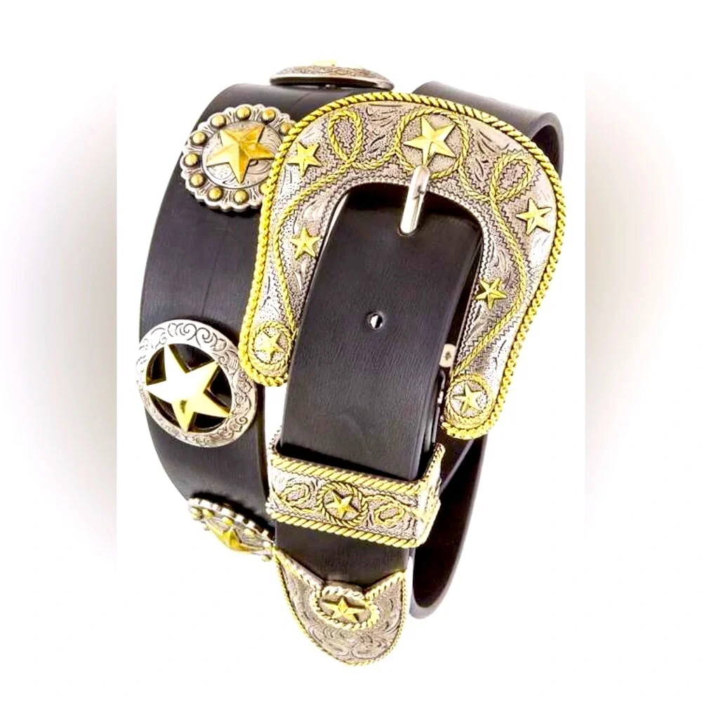 Western Concho Statement Belt